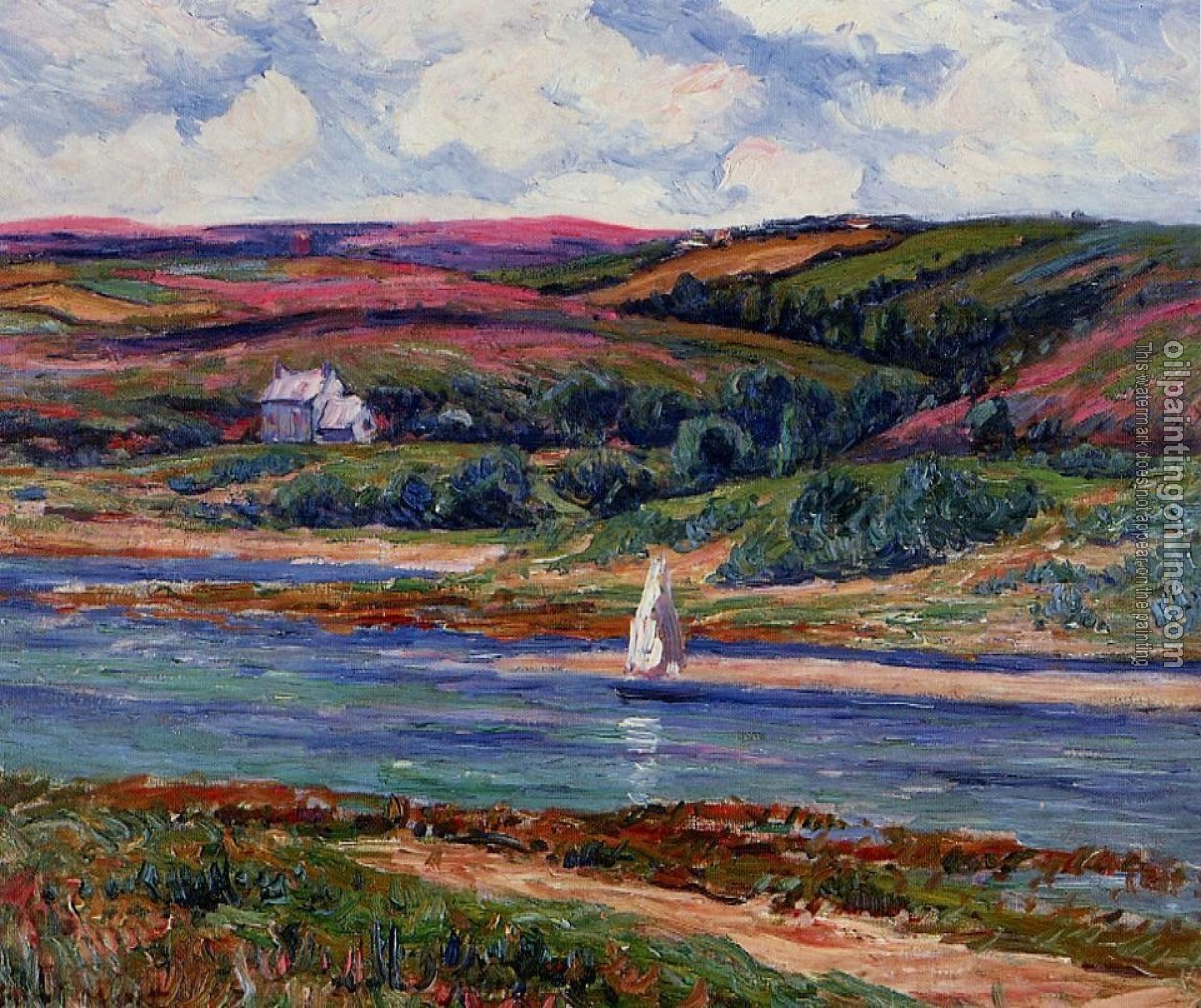 Moret, Henri - The River at Belon